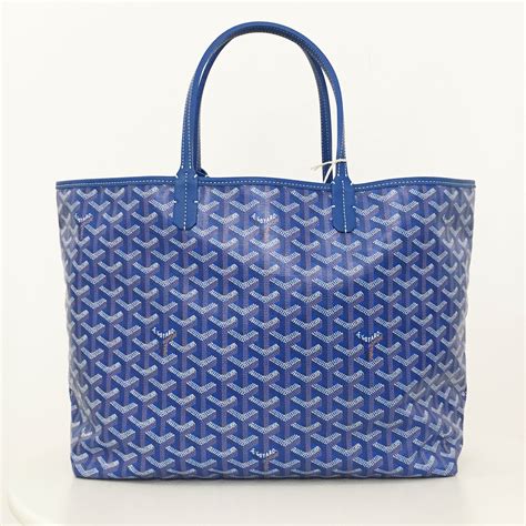 goyard bag blue|second hand blue goyard bag.